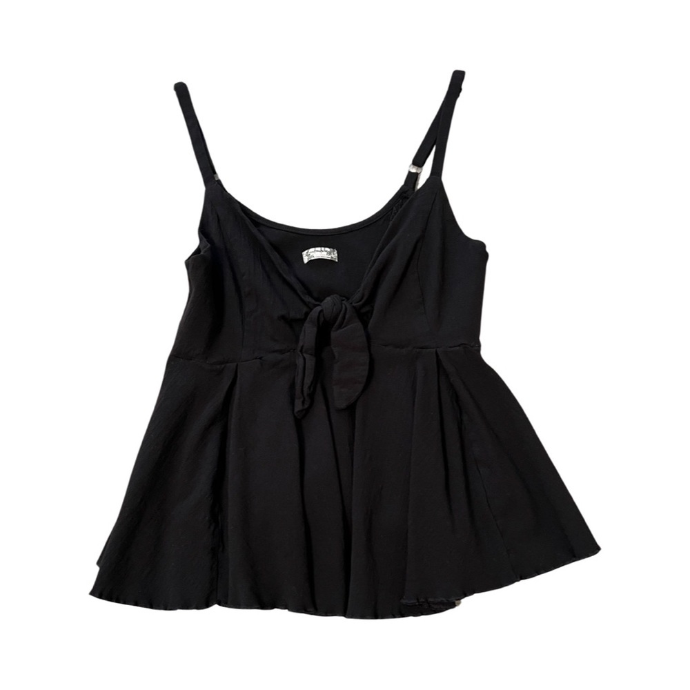 Free People Black Sleeveless Top